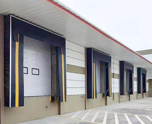 Moderno Sistema de Carregamento Ajustável Portão de Dock Shelter Instalação Fácil
