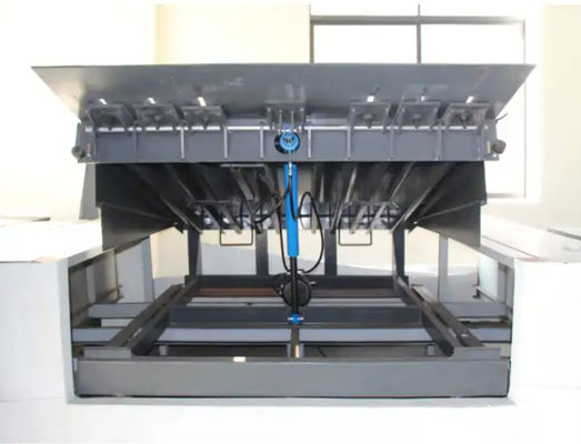 Desenho seguro de niveladores de portas de doca com controle de pedal de pé e acabamento revestido com pó 25000-40000LBS Capacidade