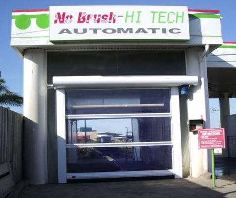 Estrutura de aço pesado de alta velocidade PVC Roll Up Rapid Shutter Door 304 aço inoxidável Isolamento de alta durabilidade