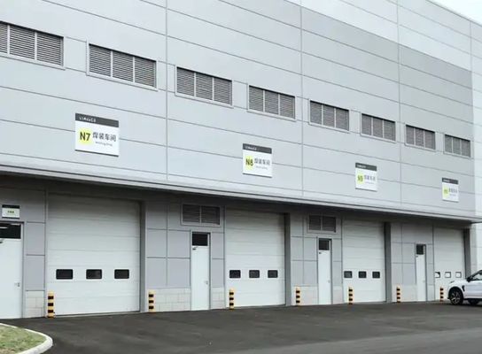 Estação de Bombeiros Automática Porta de Elevação Industrial Pesada Porteira de Elevação Industrial Porteiras Seccionais de Painel de PU com Design Sequenciado e Portas Seccionais Industriais
