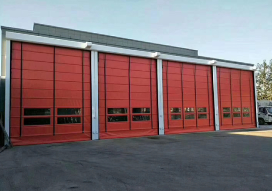 Preço de fábrica Rápido Industrial PVC Armazém/fábrica Interior Resistência a intempéries Porta de alta velocidade 304 Material de aço inoxidável Operação automática