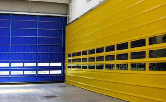 Preço de fábrica Rápido Industrial PVC Armazém/fábrica Interior Resistência a intempéries Porta de alta velocidade 304 Material de aço inoxidável Operação automática