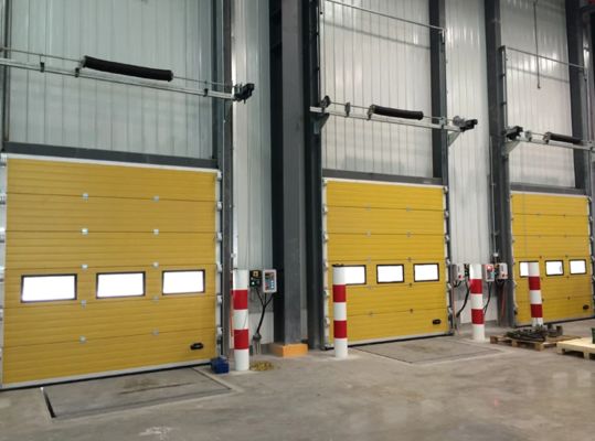 Porta de aço seccional 50 mm-80 mm espessura seccional isolada porta de garagem comercial portas seccionais