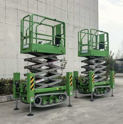 Elevador articulado para trabalhos elevados e projetos ao ar livre Elevador elétrico de tesoura autopropulsado plataforma de trabalho aéreo