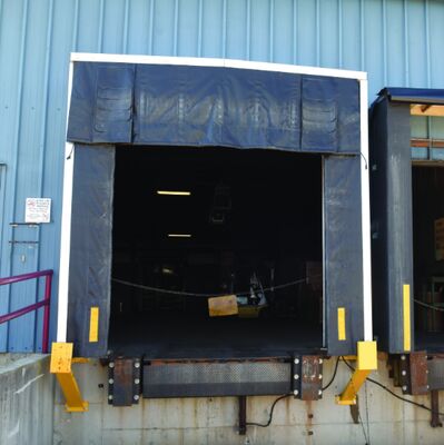 OEM por atacado Estilo industrial exterior Impermeável Alta Durabilidade Sistema de carregamento ajustável Abrigo de porta de doca Cor Personalizada