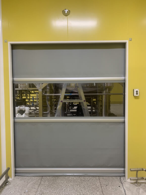 Moderna redução de ruído Anti-Insecto Alta velocidade PVC Roll Up Rapid Shutter Porta Cortina Ventilação para para fábrica de alimentos oficina