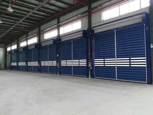 Potência do motor da porta de abertura lateral elétrica 0,75KW Liga de alumínio isolado Porta espiral de alta velocidade Eficiência de segurança personalizada como pedido