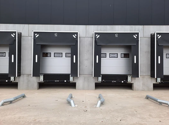 Excelente resistência a intempéries Industrial Ajustável Inflável Isolado Etereo Selado Abrigo de Dock para operações de carregamento e descarregamento