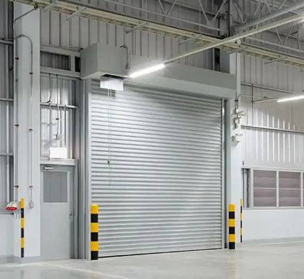 China Turbina Automática Segurança Térmica Isolamento Vento Prova Durável Elétrica Alta Velocidade Espiral Porta Segurança Eficiência