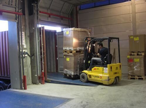 Leveler de doca do caminhão da carga 380V, capacidade de equipamento de doca da carga grande