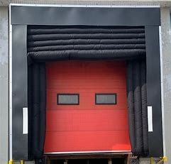 Almofada de ar Cordura 1000 Vedações infláveis ​​de abrigo de doca de armazenamento a frio Abrigos de porta de doca resistentes ao desgaste