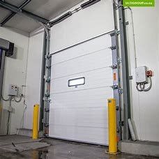 portas aéreas secionais industriais da garagem do painel de 42mm
