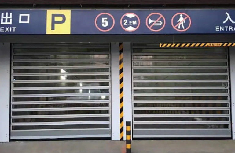 Alumínio Transparente Porta Espiral de Alta Velocidade Eficiência de Segurança para locais de trabalho ocupados Industrial Termal Isolado