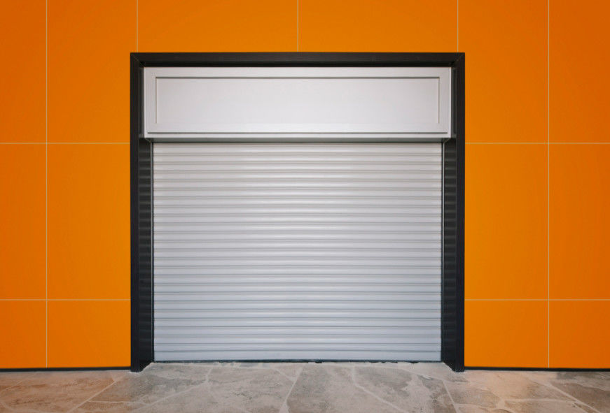 Alta Segurança Alta Velocidade PVC Roll Up Rapid Shutter Porta 304 aço inoxidável Interior Alumínio Zippe