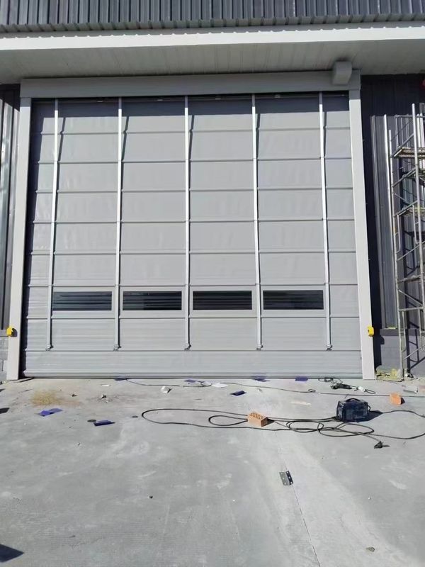 Segurança Design moderno porta de rolos rápida com isolamento e baixa manutenção anti-corrosivo e resistente ao desgaste