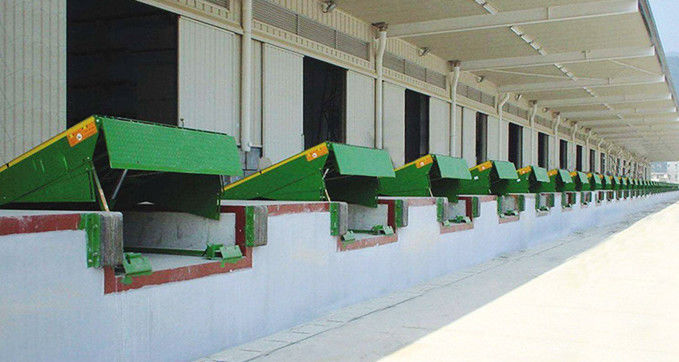 15 000 Lbs Nivelador Elétrico de Carga de Dock com Cadeias de Segurança / Instalação no local