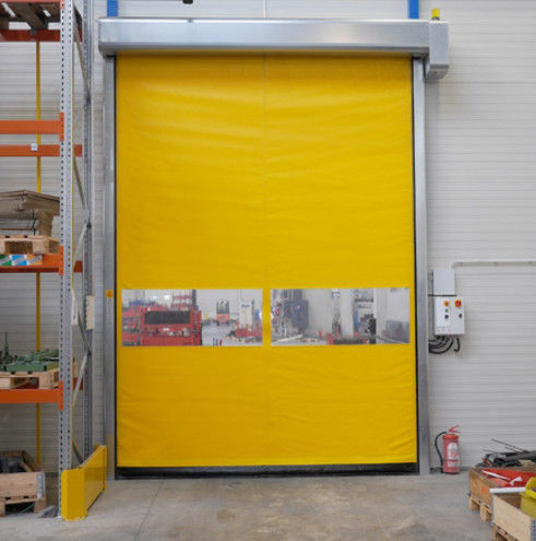 Modern Security Isolamento térmico porta de rolos rápidos com redução de ruído e resistência ao clima fechadura auto-reparação porta