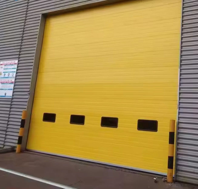 Portas seccionais de aço com isolamento de espuma de poliuretano para garagem