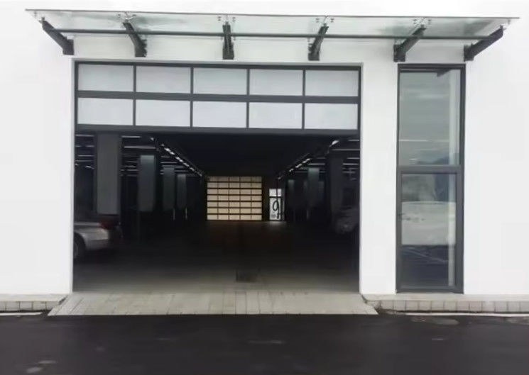 Porta seccional de alumínio de vidro duplo moderno com excelente isolamento