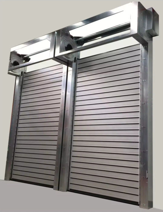 Porta em espiral de sensor fotoelétrico de velocidade -20\u2103~ 50\u2103 Intervalo de temperatura Controle PLC Porta automática de alta velocidade