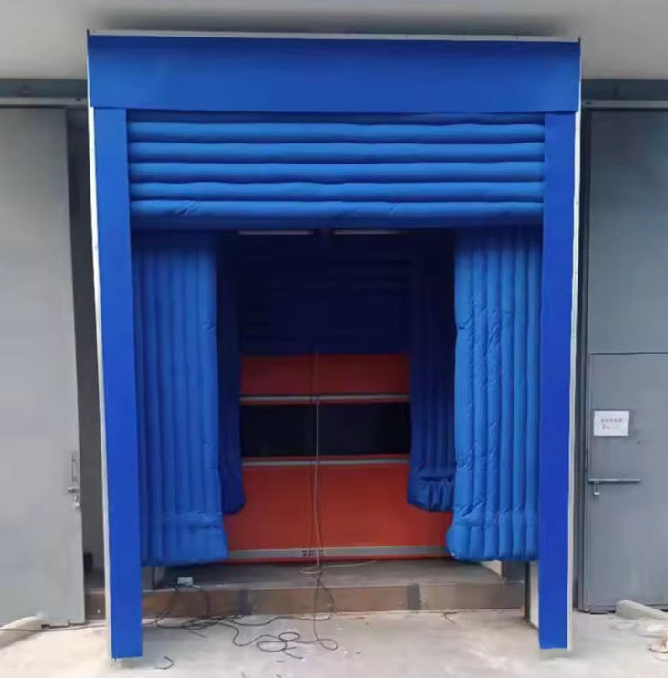 Todos os climas abrigos duráveis de portas de docas com tecido resistente ao desgaste armazém logística vedação doca anti-colisão preenchimento