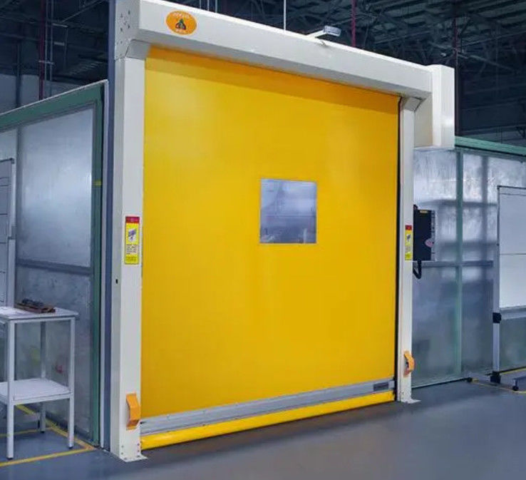 Industrial Rápido de baixa manutenção e velocidade auto-curar porta de rolos de alta velocidade