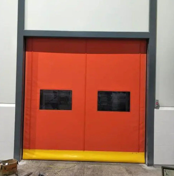 Porta de fechadura de PVC personalizada de alta velocidade com fecho rápido com aço inoxidável e porta de fecho de controle inteligente