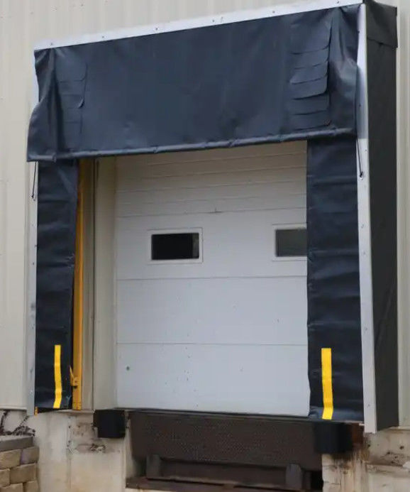 Sistema de carregamento ajustável acabado Abrigos de portas de doca para industrial acabado posição industrial acabado