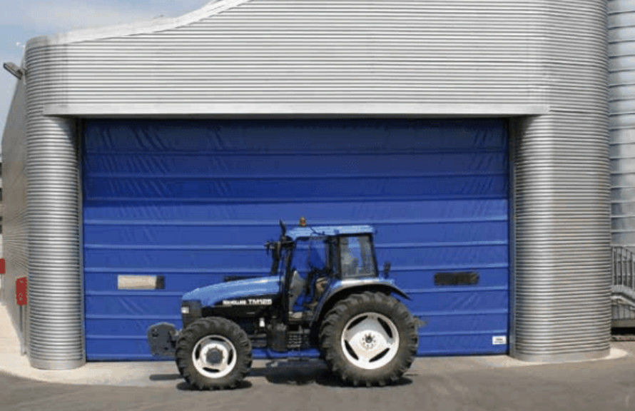 Segurança Alta Personalização Alta Velocidade PVC Roll Up Rapid Shutter Door 304 aço inoxidável