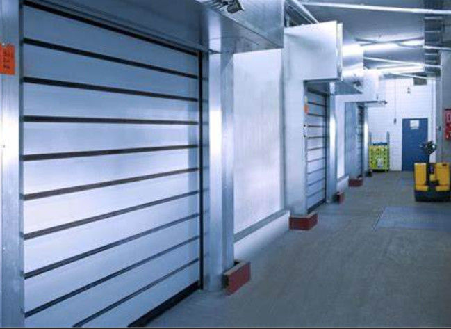 Porta Espiral de Alta Velocidade Transparente de Alumínio para Segurança e Eficiência