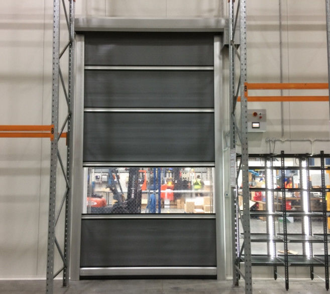 Duração Moderna Alta Velocidade PVC Rolo Up Rapid Shutter Porta 304 Material de aço inoxidável Armazenamento automático Pvc Frozen Cooler Portas