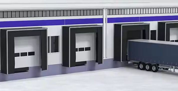 Flexível Industrial Ajustável Inflavel Isolado Etereo-Estegado Abrigo de Doca Selado Excelente Resistência UV Design durável