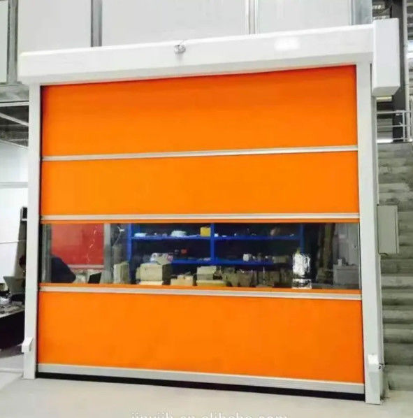 DESEO Garagem automática Baixa manutenção Alta velocidade PVC Roll Up Rapid Shutter Door Material de aço inoxidável 304
