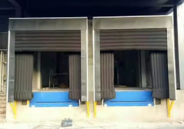 Adjustable Loading System built for industrial offering sealing Polyester Insulated Sectional Soft Sided Loading Dock Shelters