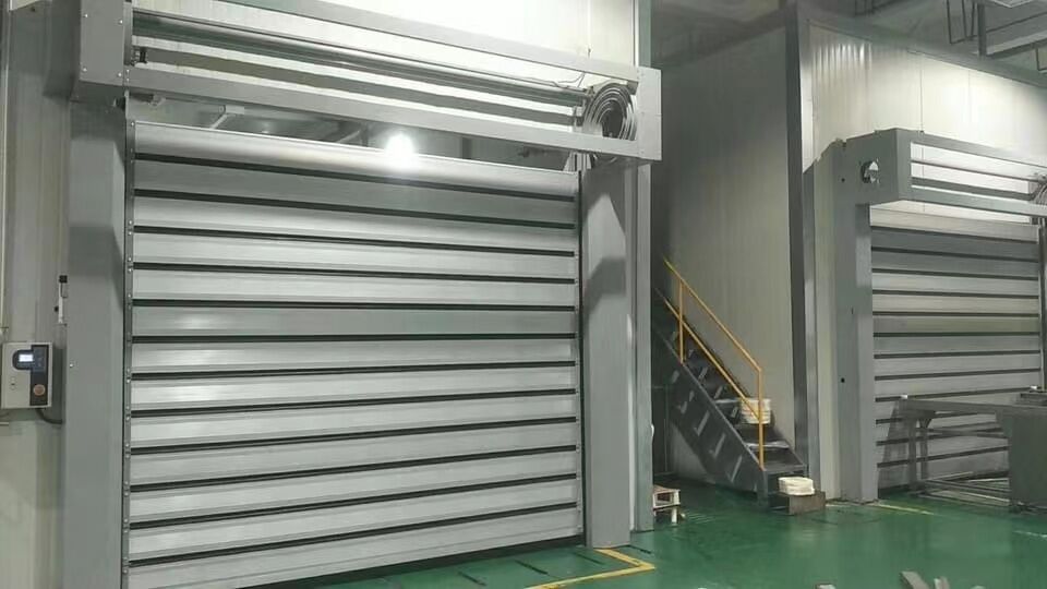 Alta Qualidade Automática de Alumínio de Ligação de Isolamento Térmico Design Industrial Porta Espiral de Alta Velocidade