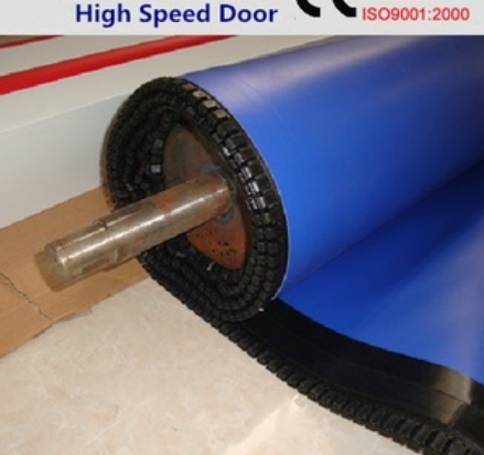 Isolamento térmico Alta velocidade PVC Roll Up Rapid Shutter Zipper Porta 304 Material de aço inoxidável personalizado como pedido Ideal para comercial